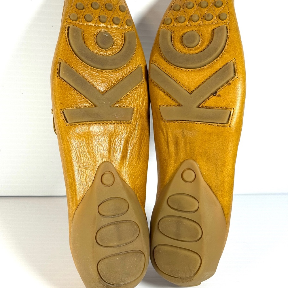 Kenneth Cole Caramel Leather Loafers for Women - Picture 7 of 8